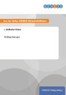Tobin-Steuer di I. Zeilhofer-Ficker edito da GBI-Genios Verlag