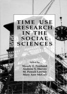 Time Use Research in the Social Sciences edito da Springer US