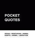 Vegan Pocket Quotes di Joshua Byrd edito da Blurb