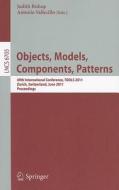 Objects, Components, Models, Patterns edito da Springer-verlag Berlin And Heidelberg Gmbh & Co. Kg