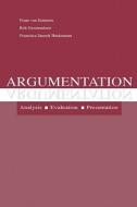 Argumentation di Frans H. van Eemeren, Rob Grootendorst, A. Francisca Snoeck Henkemans edito da Taylor & Francis Inc