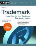 Trademark: Legal Care for Your Business & Product Name di Stephen Elias, Richard Stim edito da NOLO