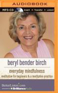 Everyday Mindfulness: Meditation for Beginners and a Meditation Practice di Beryl Bender Birch edito da Brilliance Audio