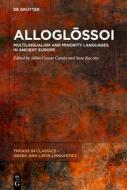 Allogl¿¿ssoi edito da De Gruyter