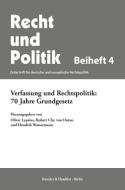 Verfassung und Rechtspolitik: 70 Jahre Grundgesetz. edito da Duncker & Humblot GmbH