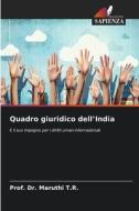 Quadro giuridico dell¿India di Maruthi T. R. edito da Edizioni Sapienza