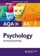 AQA (B) Psychology di Julie Mcloughlin edito da Hodder Education