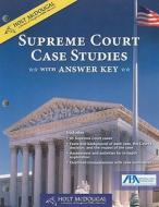 Holt McDougal Supreme Court Case Studies with Answer Key [With Transparency(s)] edito da Holt McDougal