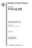 Magnificat, RV 610/611 - Vocal score di Antonio Vivaldi edito da Serenissima Music, Inc.