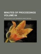 Minutes of Proceedings Volume 64 di Institution Of Civil Engineers edito da Rarebooksclub.com