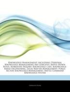 Knowledge Management, Including: Persona di Hephaestus Books edito da Hephaestus Books