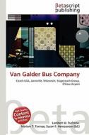 Van Galder Bus Company edito da Betascript Publishing