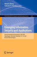 Emerging Information Security And Applications edito da Springer Nature Switzerland AG