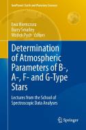 Determination of Atmospheric Parameters of B-, A-, F- and G-Type Stars edito da Springer International Publishing