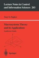 Macrosystems Theory and its Applications di Yury S. Popkov edito da Springer Berlin Heidelberg
