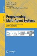 Programming Multi-agent-systems edito da Springer-verlag Berlin And Heidelberg Gmbh & Co. Kg
