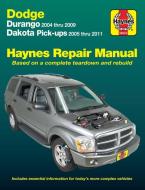 Dodge Durango (2004-2009) & Dakota (2005-2011) pick-ups Haynes Repair Manual (USA) di Ken Freund edito da Haynes