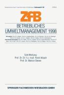 Betriebliches Umweltmanagement 1998 edito da Gabler Verlag
