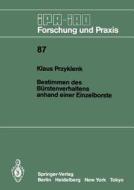 Bestimmen des Bürstenverhaltens anhand einer Einzelborste di Klaus Przyklenk edito da Springer Berlin Heidelberg