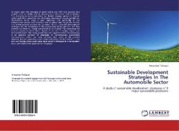 Sustainable Development Strategies In The Automobile Sector di Alexander Tsiklauri edito da LAP Lambert Acad. Publ.