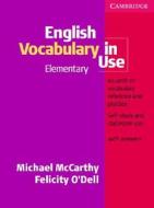 English Vocabulary In Use di Michael McCarthy, Felicity O'Dell edito da Cambridge University Press