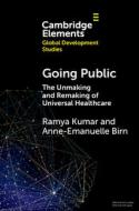 Going Public: The Unmaking and Remaking of Universal Healthcare di Ramya Kumar, Anne-Emanuelle Birn edito da CAMBRIDGE