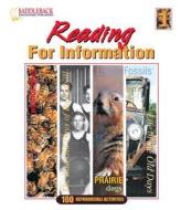 Reading for Information 1 (Enhanced eBook CD) di Joanne Suter edito da Saddleback Educational Publishing, Inc.