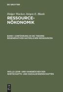 Ressourcenökonomik 1 di Holger Wacker, Jürgen E. Blank edito da Oldenbourg Wissensch.Vlg