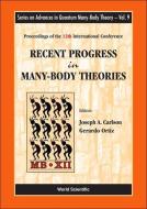 Recent Progress In Many-body Theories - Proceedings Of The 12th International Conference di Carlson Joseph edito da World Scientific