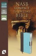 Nasb, Thinline Bible, Compact, Leathersoft, Brown/turquoise, Red Letter Edition di Zondervan edito da Zondervan