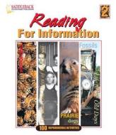 Reading for Information 2 (Enhanced eBook CD) di Joanne Suter edito da Saddleback Educational Publishing, Inc.