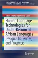 Human Language Technologies For Under-resourced African Languages edito da Springer International Publishing Ag