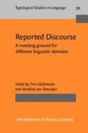 Reported Discourse edito da John Benjamins Publishing Co