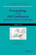 Proceedings of the 240 Conference di Aaron R. Dinner edito da Wiley-Blackwell