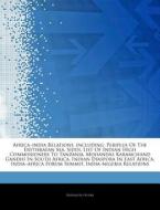 Africa-india Relations, Including: Perip di Hephaestus Books edito da Hephaestus Books