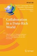 Collaboration in a Data-Rich World edito da Springer International Publishing