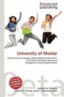 University of Mostar edito da Betascript Publishing