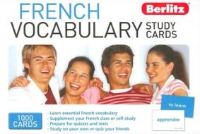 Berlitz: French Vocabulary Study Cards edito da Berlitz Publishing Company