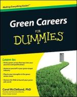 Green Careers For Dummies di Carol L. McClelland edito da John Wiley And Sons Ltd