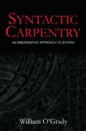 Syntactic Carpentry di William O'Grady edito da Routledge