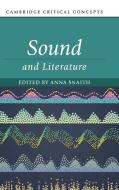 Sound and Literature di ANNA SNAITH edito da CAMBRIDGE