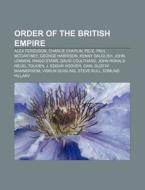Order Of The British Empire: Alex Fergus di Kilde Wikipedia edito da Books LLC, Wiki Series