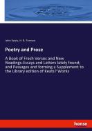 Poetry and Prose di John Keats, H. B. Forman edito da hansebooks