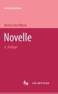 Novelle di Benno Von Wiese edito da J.b. Metzler