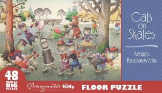Kestutis Kasparavicius Cats On Skates Floor Puzzle edito da Pomegranate Communications Inc,us