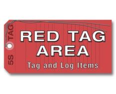 5S Red Tag Area Sign di Enna edito da Taylor & Francis Ltd