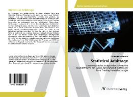 Statistical Arbitrage di Steven Lee Schoenhoff edito da AV Akademikerverlag