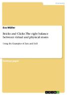 Bricks And Clicks.the Right Balance Between Virtual And Physical Stores di Eva Muller edito da Grin Publishing