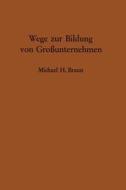 Wege Zur Bildung Von Grossunternehmen di Michael H. Braun edito da Springer