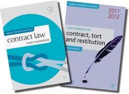 Contract Law + Core Statutes On Contract, Tort And Restitution 2011-12 Value Pack di Ewan Mckendrick edito da Palgrave Macmillan